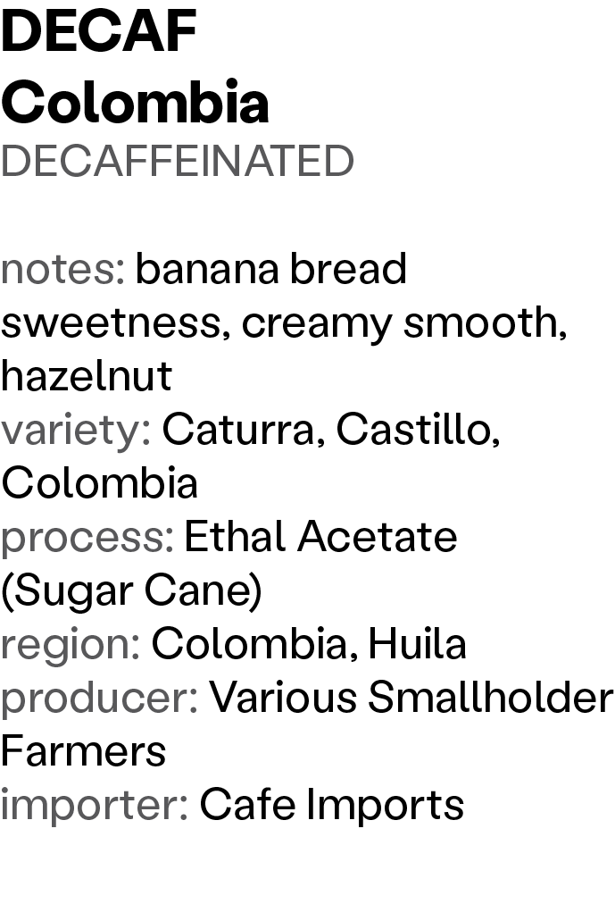 SK Decaf Info